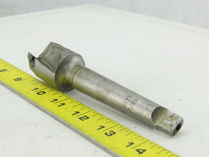 1-9/32" 3 Flute Piloted Carbide Tip Counterbore B&S #7 Taper Tang Shank