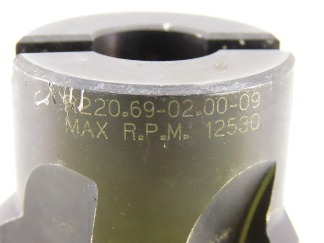 Carboloy R220.69-0.200.09 2" 5 Flute Indexing Shell Mill 3/4" Bore