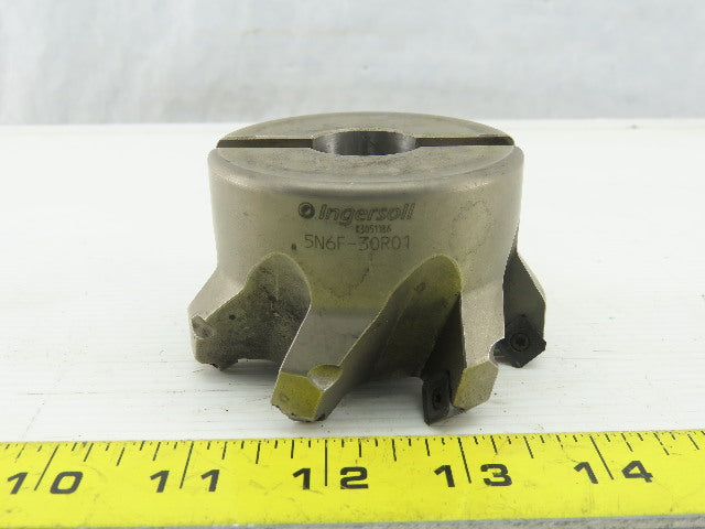 Ingersoll 5N6F-30R01 3-3/8" 7 Flute Indexing Face Mill 1" Bore