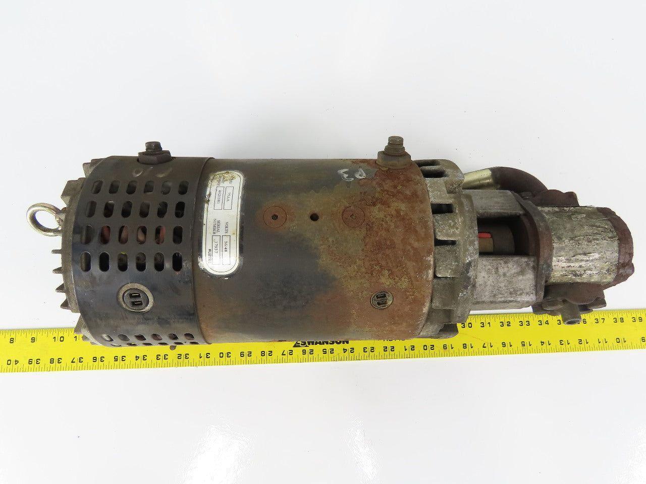 Electric Motor 36/48VDC W/Hydraulic Pump From a Hyster E60XM-33 ForkLift 8620081