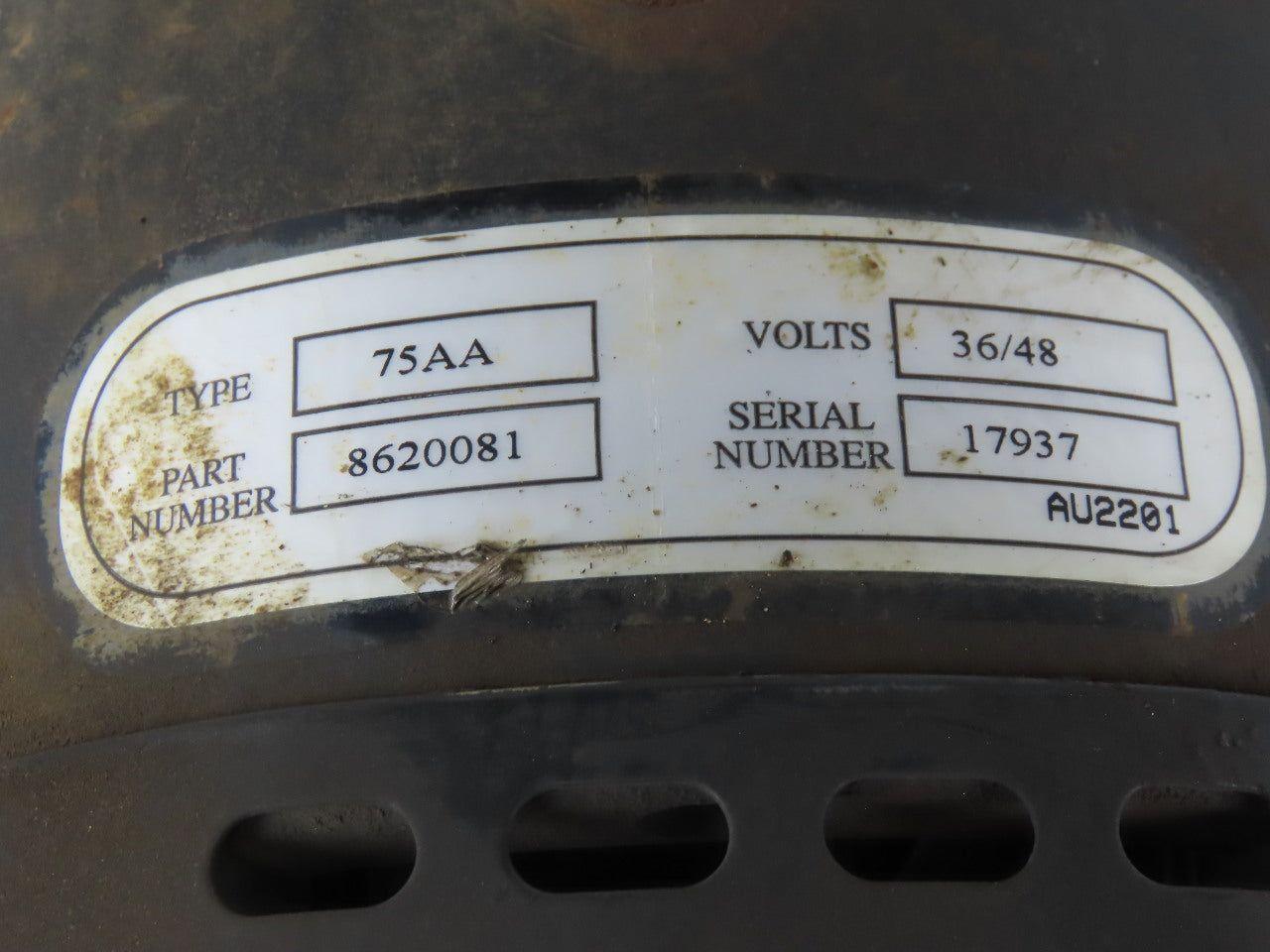 Electric Motor 36/48VDC W/Hydraulic Pump From a Hyster E60XM-33 ForkLift 8620081