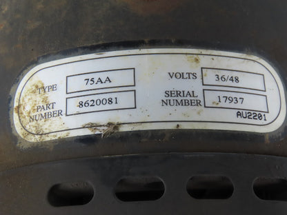 Electric Motor 36/48VDC W/Hydraulic Pump From a Hyster E60XM-33 ForkLift 8620081