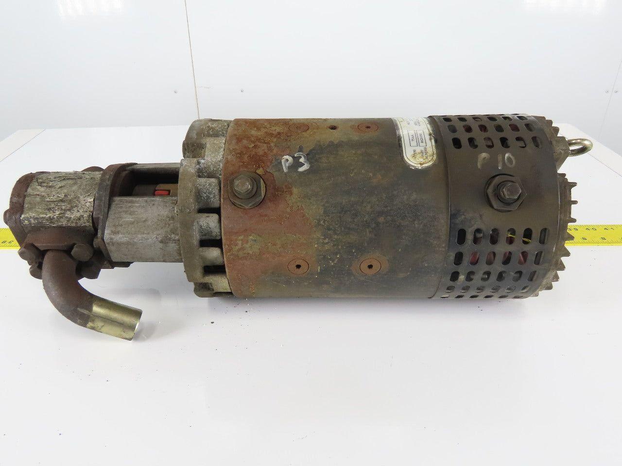 Electric Motor 36/48VDC W/Hydraulic Pump From a Hyster E60XM-33 ForkLift 8620081