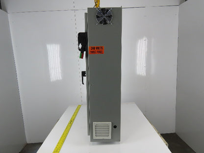 Wiegmann SDN12423110PL Wall Mount Electrical Enclosure 42x31x10" W/Back Plate