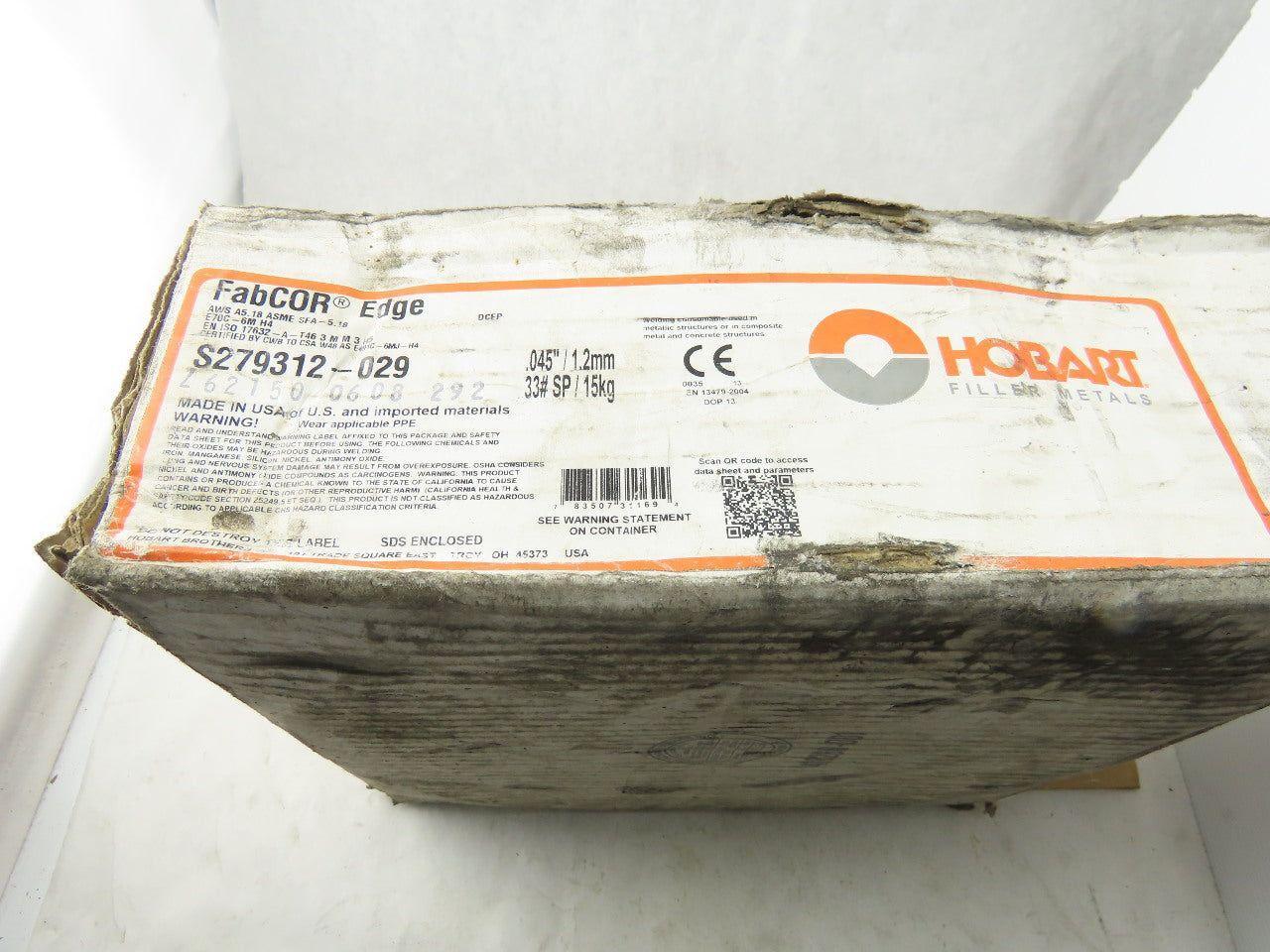 Hobart FabCOR S2729312-029 0.45 MIG Welding Wire E70C-6 Metal Core 33Lb Spool