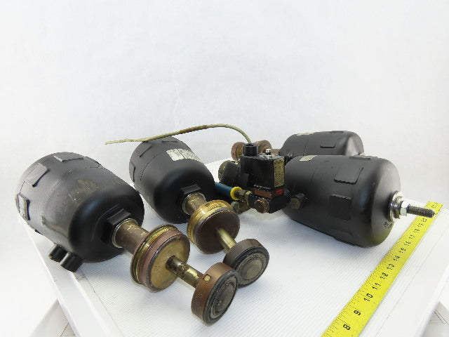 Butrkert 00462560 Pneumatic Assembly for Angle Valve Parts or Repair Lot of 4