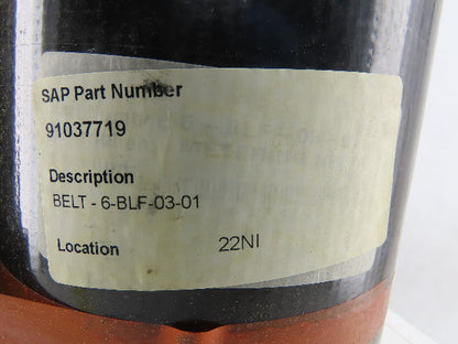 10" x 120" PVC Woven Back Smooth Top Endless Loop Conveyor Belt