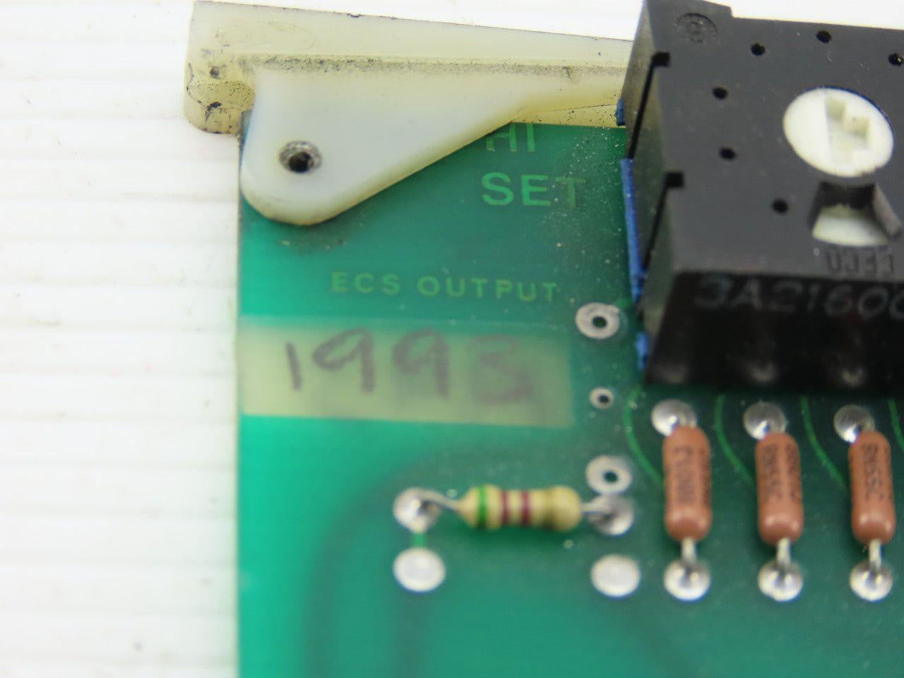 Futronix 1993 ECS Output Card Circuit Board PCB