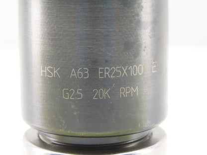 HSKA63 Taper ER25x100 Tool Holder