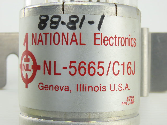 National Electronics NL-5665/C16J Grid Control Rectifier Tube