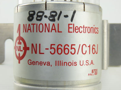 National Electronics NL-5665/C16J Grid Control Rectifier Tube
