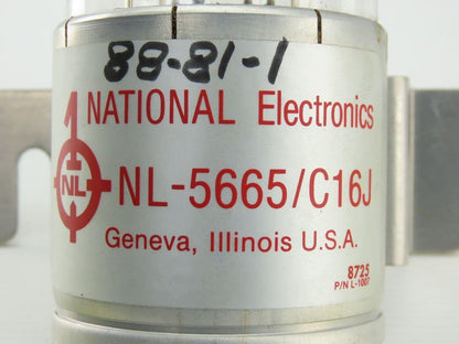 National Electronics NL-5665/C16J Grid Control Rectifier Tube