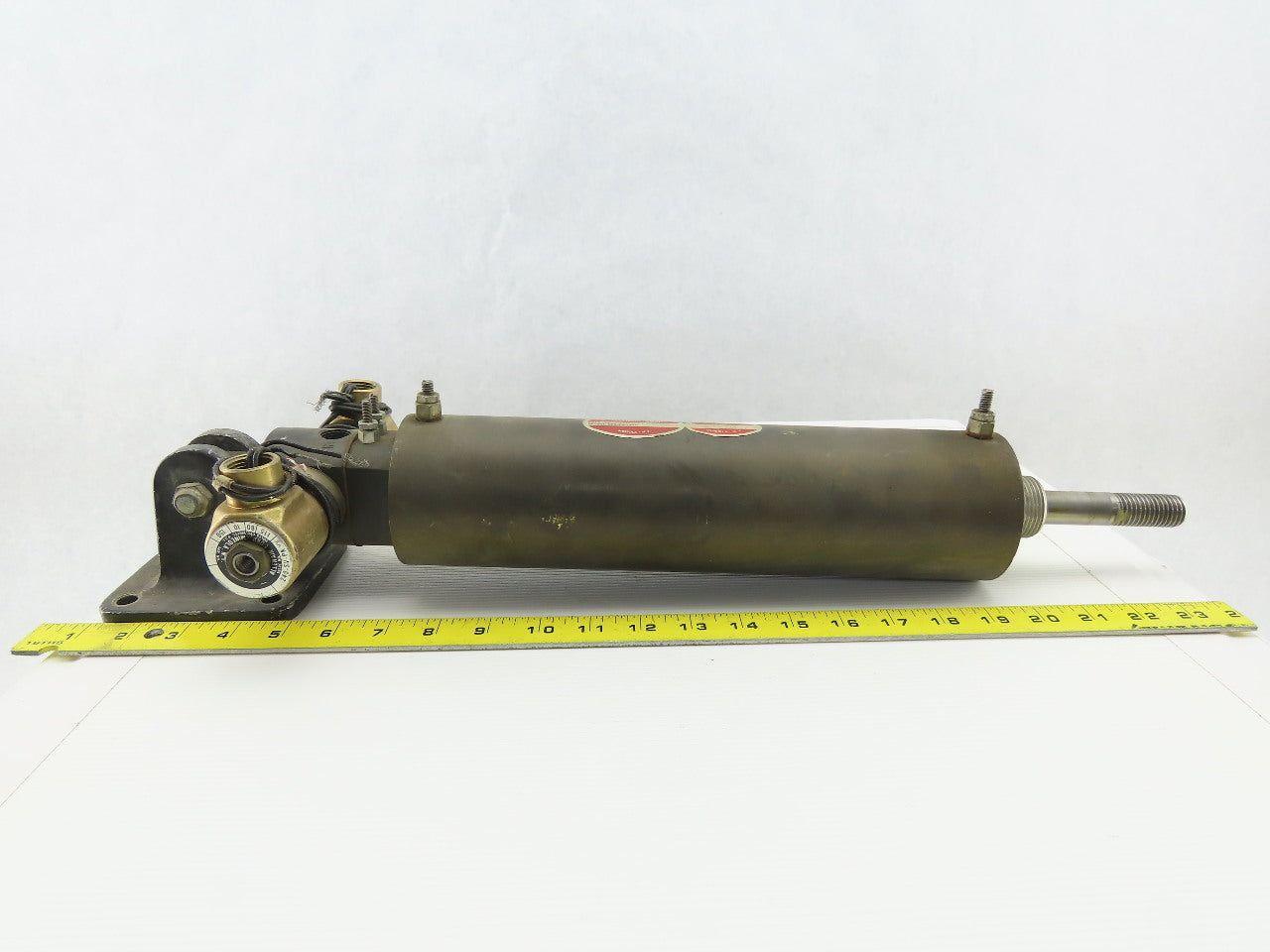Allenair AV-BC-CS Pneumatic Air Cylinder 3x9-11/16 W/115V Solenoid Valves