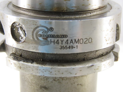 Command H4Y4AM020 HSK63A 20mm x 95mm Projection Shrink Fit Tool Holder
