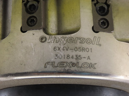 Ingersoll 6X4V-05R01 Flexlok 5" OD 10 Indexing Insert End Mill CAT 50 465035
