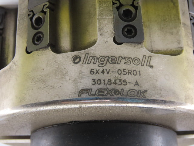 Ingersoll 6X4V-05R01 5" OD 10 Indexing Insert End Mill CAT 50 2.625" Projection