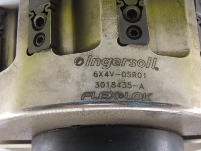 Ingersoll 6X4V-05R01 5" OD 10 Indexing Insert End Mill CAT 50 2.625" Projection