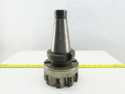 Ingersoll 6X4V-05R01 5" OD 10 Indexing Insert End Mill CAT 50 2.625" Projection