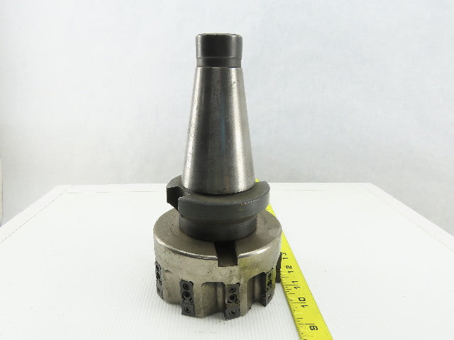 Ingersoll 6X4V-05R01 5" OD 10 Indexing Insert End Mill CAT 50 2.625" Projection