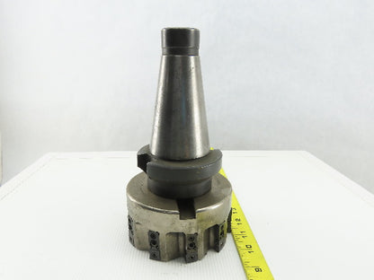 Ingersoll 6X4V-05R01 5" OD 10 Indexing Insert End Mill CAT 50 2.625" Projection