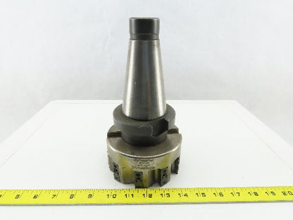 Ingersoll 6X4V-05R01 5" OD 10 Indexing Insert End Mill CAT 50 2.625" Projection