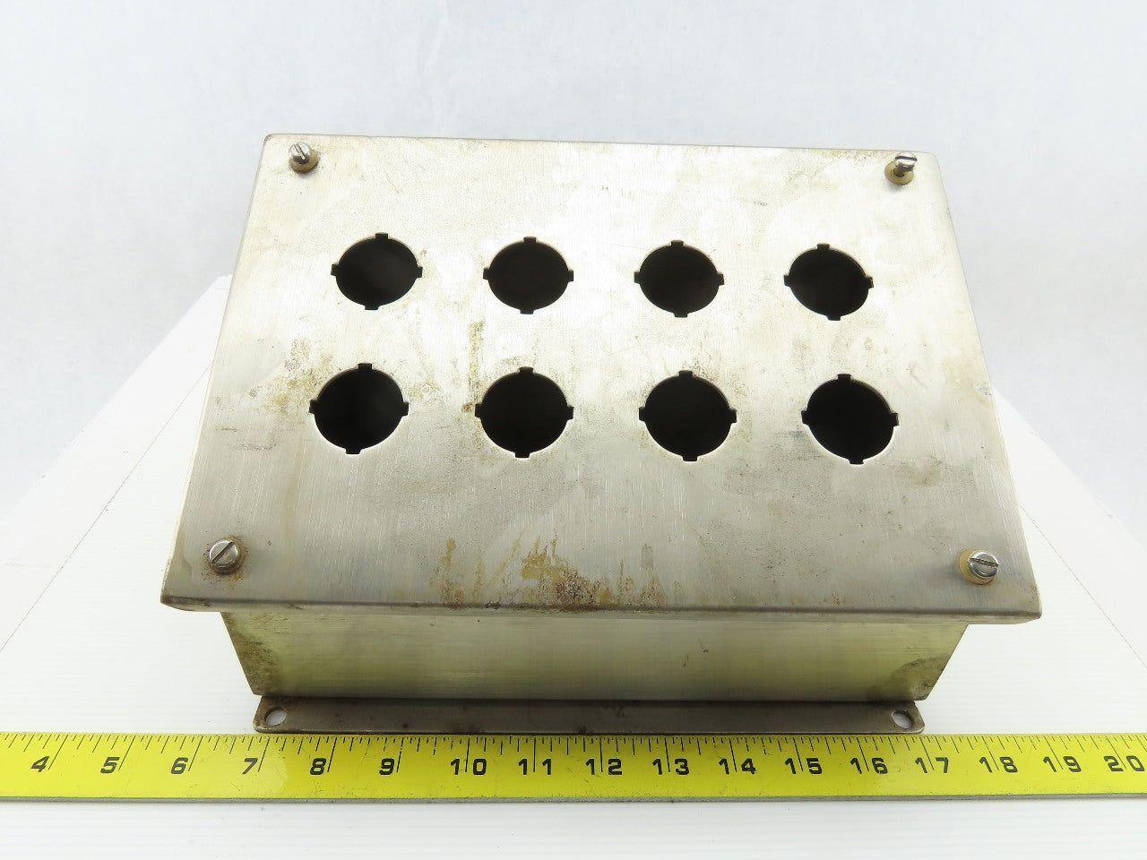 Electromate 6"x11"x7" Stainless Steel Operator Console Electrical Switch Box