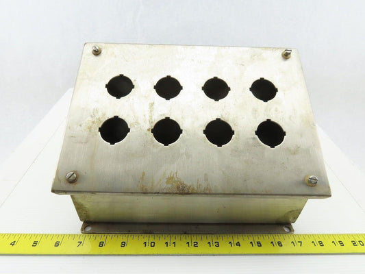 Electromate 6"x11"x7" Stainless Steel Operator Console Electrical Switch Box