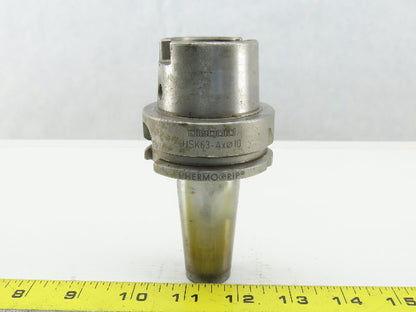 Diebold ThermoGrip HSK63A 10mm Bore Shrink Fit Tool Holder 2-1/2" Projection