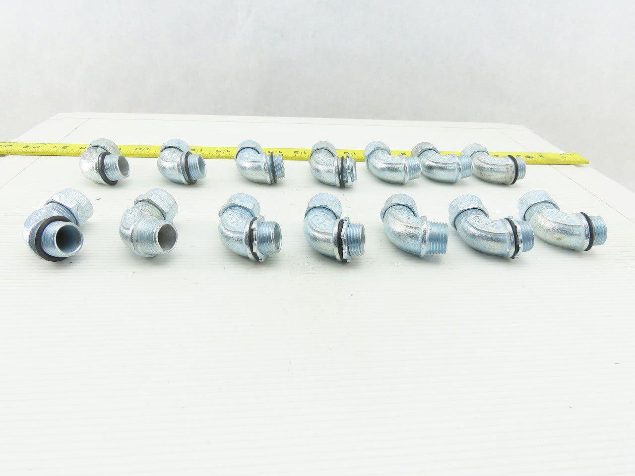 OZ Gedney 1/2" Cord Grip 90° 0.250-0.312 Lot of 14