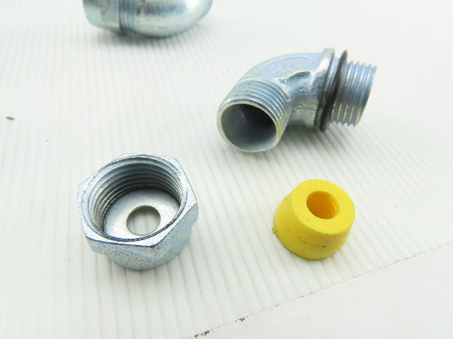 OZ Gedney 1/2" Cord Grip 90° 0.250-0.312 Lot of 14