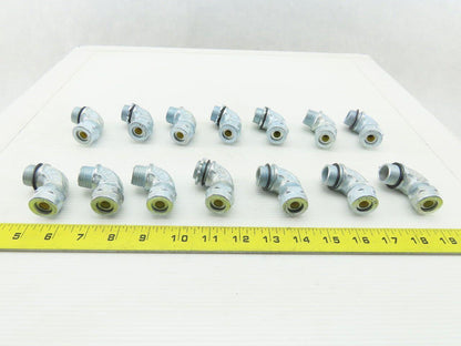 OZ Gedney 1/2" Cord Grip 90° 0.250-0.312 Lot of 14