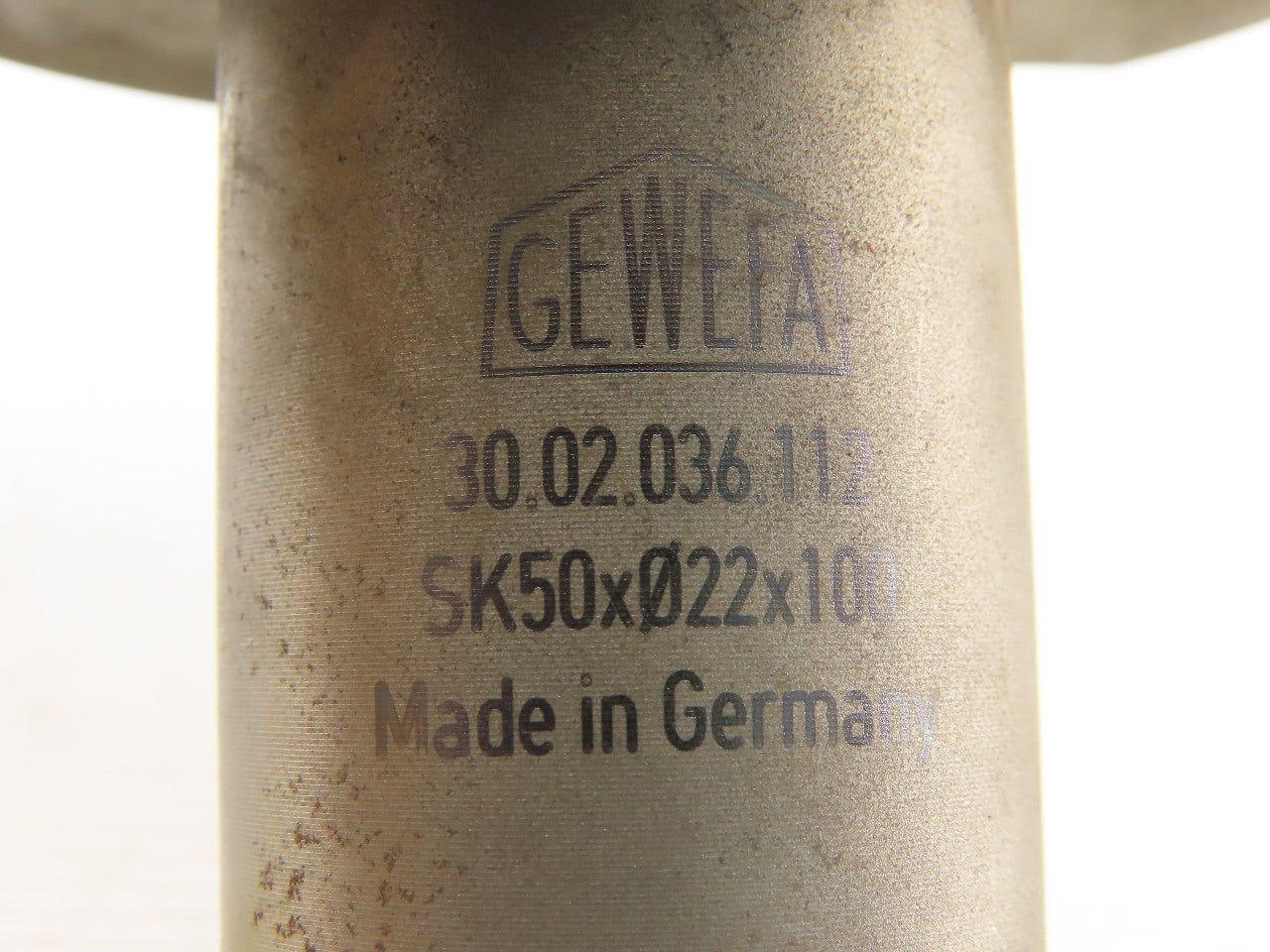 Gewefa 30.02.036.112 SK50 x 22mm Arbor 100mm Projection Tool Holder