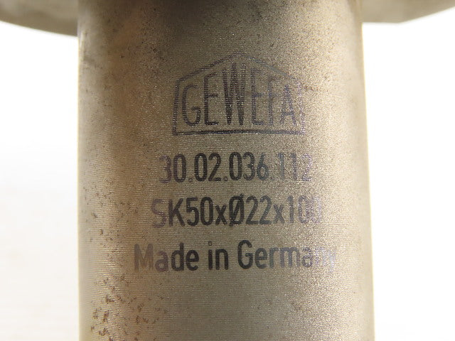 Gewefa 30.02.036.112 SK50 x 22mm Arbor 100mm Projection Tool Holder