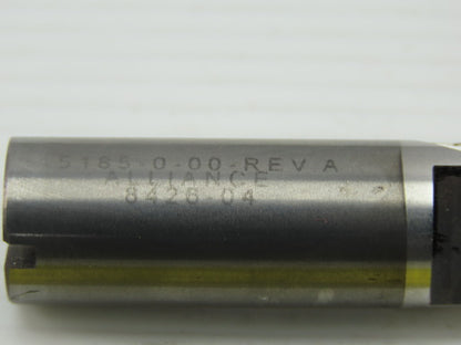 Alliance 15185-0-00 7/16" 4 Straight Flute Coolant Thru Carbide Square End Mill
