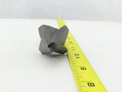 2-1/8" OD 30° Conical 4 Flute End Mill 1" Weldon Shank 4" OAL