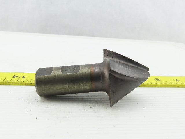 2-1/8" OD 30° Conical 4 Flute End Mill 1" Weldon Shank 4" OAL