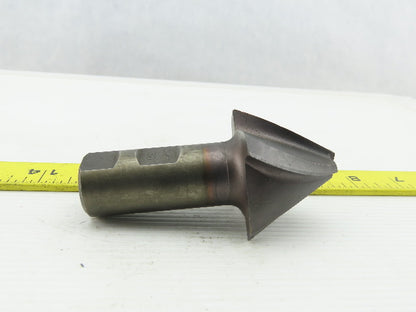 2-1/8" OD 30° Conical 4 Flute End Mill 1" Weldon Shank 4" OAL