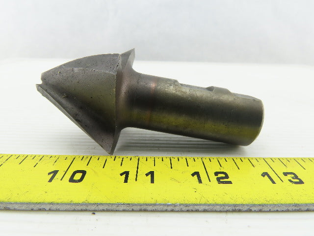 2-1/8" OD 30° Conical 4 Flute End Mill 1" Weldon Shank 4" OAL