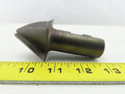 2-1/8" OD 30° Conical 4 Flute End Mill 1" Weldon Shank 4" OAL