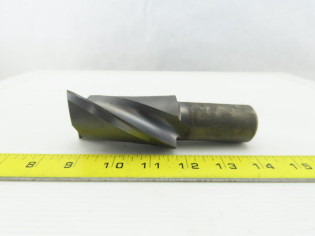 Quinco 2" OD 2 Flute Carbide 90° End Mill 1-1/4" Weldon Shank
