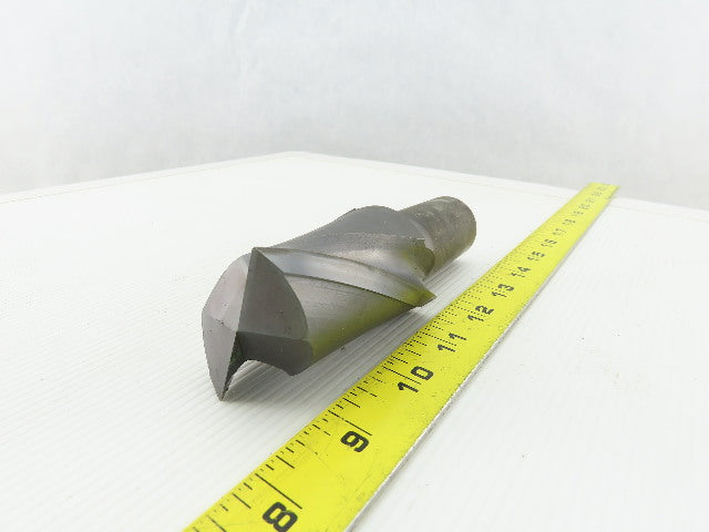 Quinco 2" OD 2 Flute Carbide 90° End Mill 1-1/4" Weldon Shank