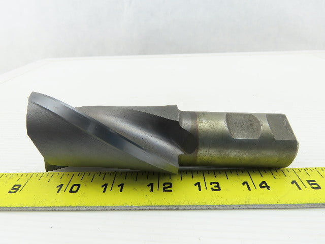 Quinco 2" OD 2 Flute Carbide 90° End Mill 1-1/4" Weldon Shank