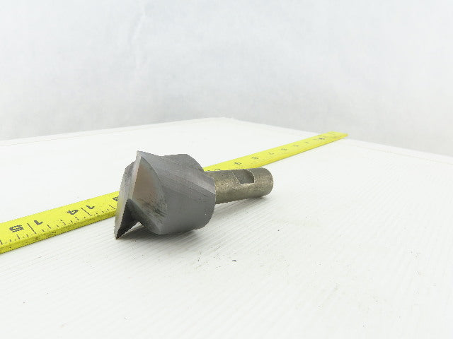 2" OD 2 Flute Carbide End Mill 90° 3/4" Weldon Shank 4" OAL