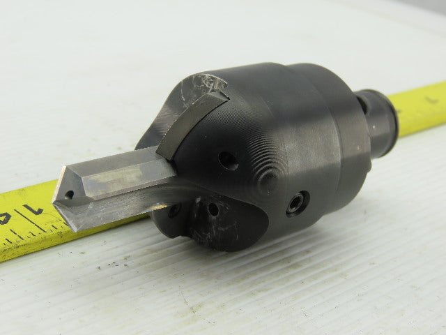 40mm OD Ball Nose Carbide Piloted Hollow Mill 20mm Shank W/ Coolant Thru Pilot