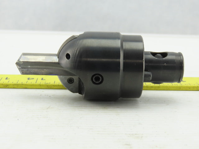 40mm OD Ball Nose Carbide Piloted Hollow Mill 20mm Shank W/ Coolant Thru Pilot