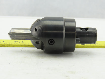 40mm OD Ball Nose Carbide Piloted Hollow Mill 20mm Shank W/ Coolant Thru Pilot