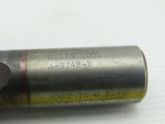 Melin Tool A-3248-B 1-1/2" Carbide Ball Nose End Mill 8.162 Lead 1" Shank