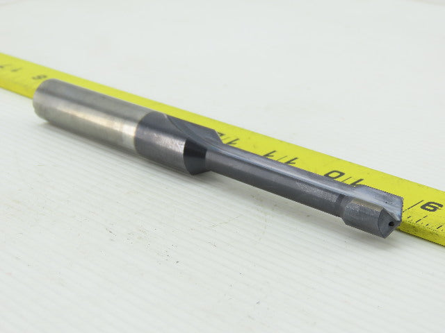 Diversified SPN009319-T12 12mm 4 Straight Flute Coolant Fed Drill 16mm Shank