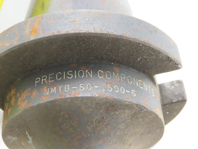 Precision Components NMTB50 End Mill Extension 1/2" Bore 6" Projection