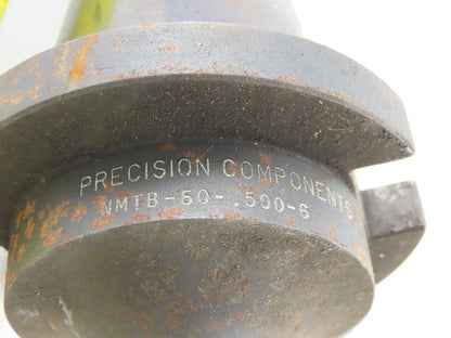 Precision Components NMTB50 End Mill Extension 1/2" Bore 6" Projection